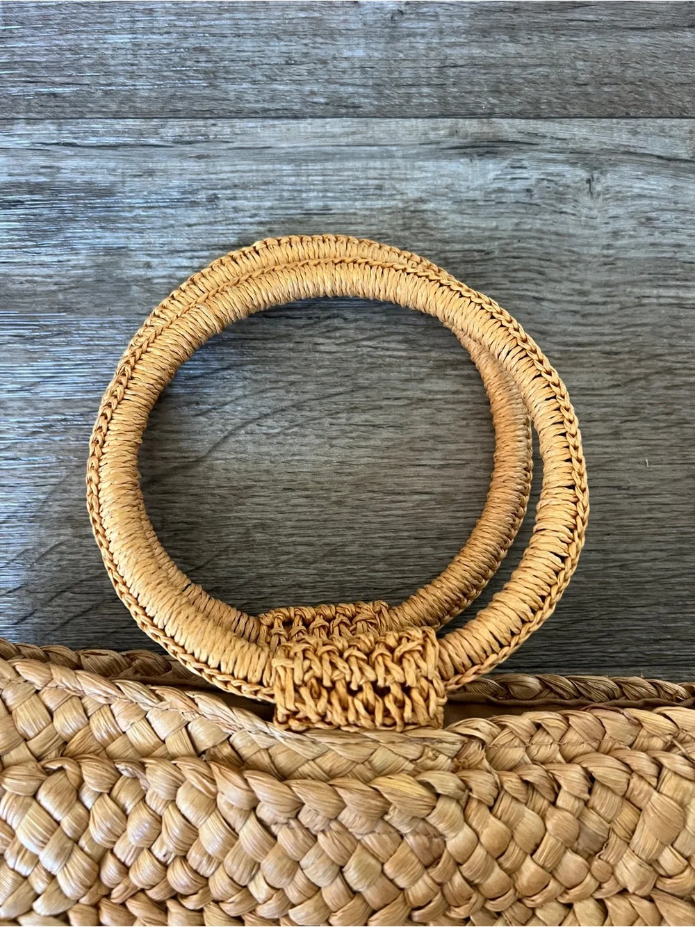 L*Space Bella Raffia Bag in Natural